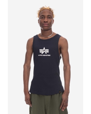 Alpha Industries t-shirt bawełniany Logo Tank kolor szary 176545.07-SZARY