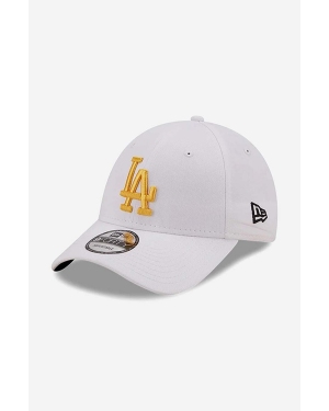 New Era czapka z daszkiem bawełniana Stadium Food 940 La Dodgers kolor biały z aplikacją 60240331-BIALY