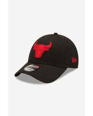 New Era czapka z daszkiem bawełniana Neon Pack 940 Bulls kolor czarny z aplikacją 60240460-CZARNY