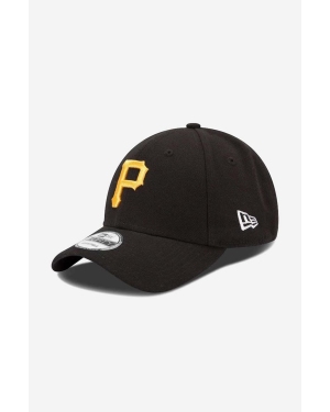 New Era czapka z daszkiem kolor czarny z aplikacją 10047544-CZARNY