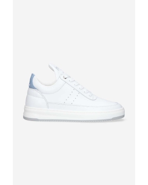 Filling Pieces sneakersy skórzane Low Top Bianco kolor biały 10127793008