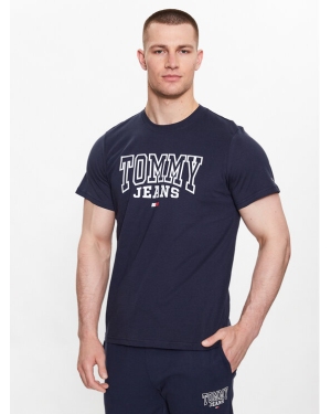 Tommy Jeans T-Shirt DM0DM16831 Granatowy Regular Fit