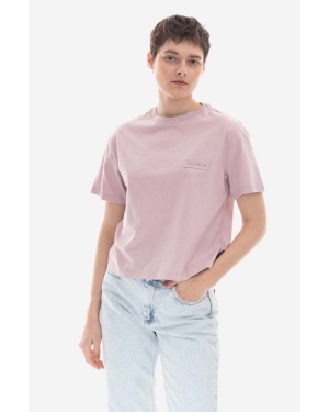 Napapijri t-shirt bawełniany kolor różowy NA4G97.P89-P89