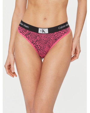 Calvin Klein Underwear Stringi 000QF7221E Różowy