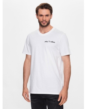 Zadig&Voltaire T-Shirt Ted Lion JMTS00599 Biały Regular Fit