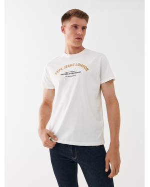 Pepe Jeans T-Shirt Waddon PM508948 Biały Regular Fit