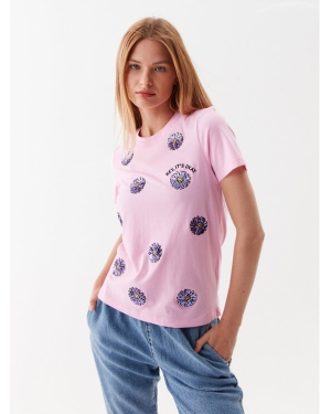 ONLY T-Shirt 15286720 Różowy Regular Fit