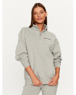 Champion Bluza Half Zip Sweatshirt 116590 Szary Oversize
