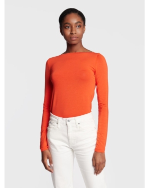 Calvin Klein Bluzka K20K204781 Pomarańczowy Slim Fit