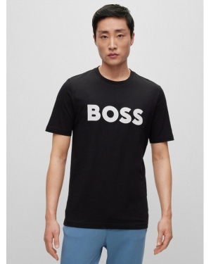 Boss T-Shirt 50486200 Czarny Regular Fit