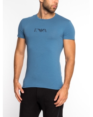 Emporio Armani Underwear T-Shirt 111035 9A715 16531 Niebieski Slim Fit
