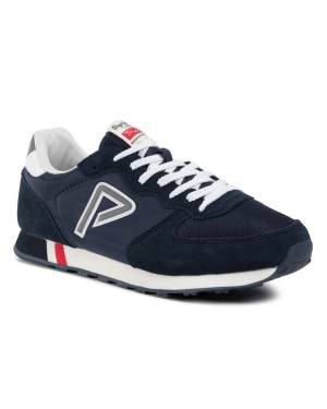 Pepe Jeans Sneakersy Klein Archive PMS30592 Granatowy