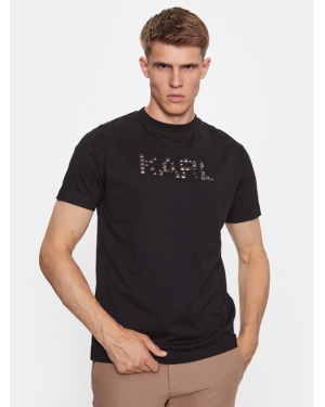 KARL LAGERFELD T-Shirt 755068 534240 Czarny Regular Fit