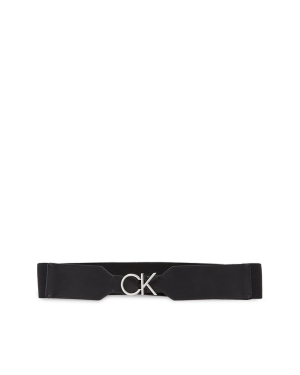 Calvin Klein Pasek Damski Re-Lock Waist Belt 50Mm K60K611104 Czarny