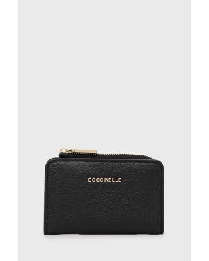 Coccinelle portfel damski kolor czarny