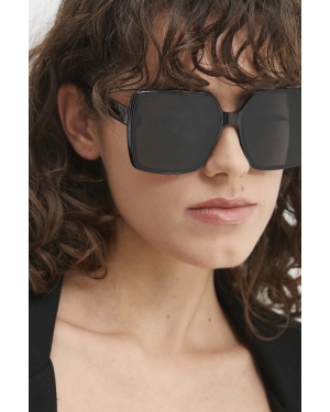 Answear Lab okulary przeciwsłoneczne damskie kolor czarny
