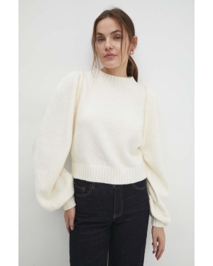 Answear Lab sweter damski kolor beżowy