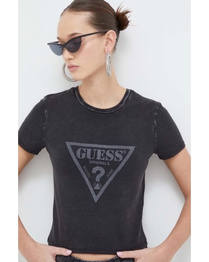 Guess Originals t-shirt damski kolor czarny