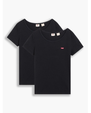Levi's® Komplet 2 t-shirtów The Perfect 74856-0006 Czarny Regular Fit