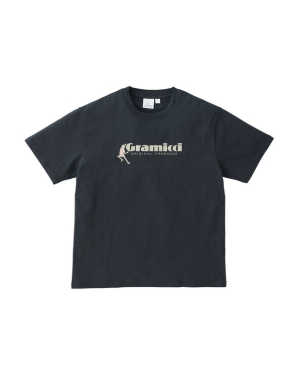 Gramicci T-Shirt G3SU-T045 Czarny Casual Fit