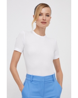 Calvin Klein t-shirt damski kolor biały