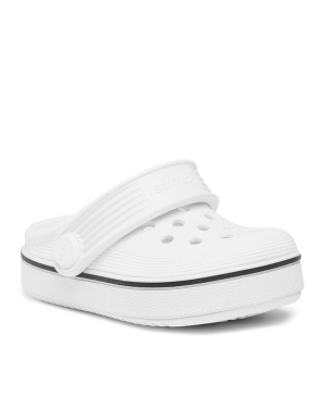 Crocs Klapki Crocs Crocband Clean Clog T 208479 Biały