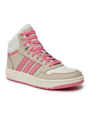 adidas Buty Hoops Mid 3.0 Shoes Kids IF7739 Beżowy