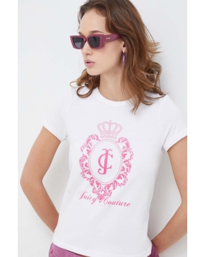Juicy Couture t-shirt damski kolor biały