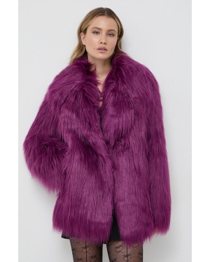 Karl Lagerfeld kurtka damska kolor fioletowy przejściowa