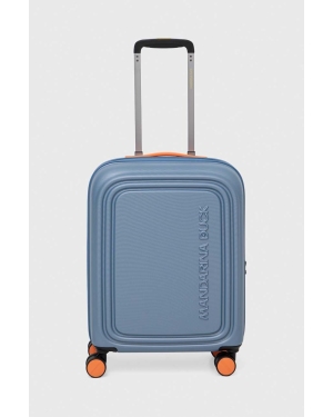 Mandarina Duck walizka kolor niebieski