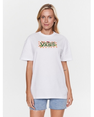 Vans T-Shirt Fruit Checkboard VN0003V8 Biały Regular Fit