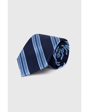 Michael Kors krawat jedwabny kolor granatowy MK0DT00086