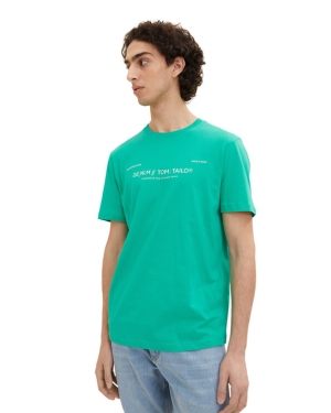 Tom Tailor Denim T-Shirt 1035581 Zielony