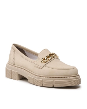 Rieker Loafersy M3861-60 Beżowy