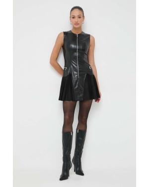 Armani Exchange sukienka kolor czarny mini rozkloszowana 3DYA09 YNYJZ