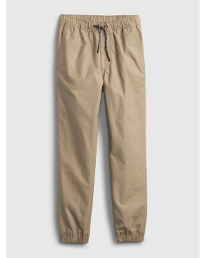 Gap Spodnie materiałowe 707988-03 Khaki Regular Fit