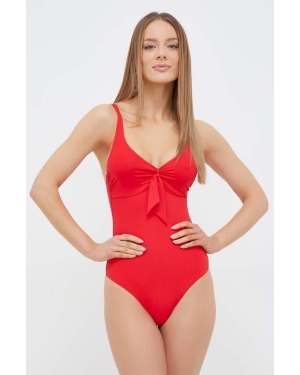 Melissa Odabash jednoczęściowy strój kąpielowy kolor czerwony miękka miseczka
