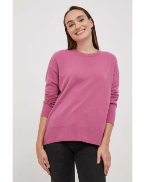 Sisley sweter wełniany damski lekki