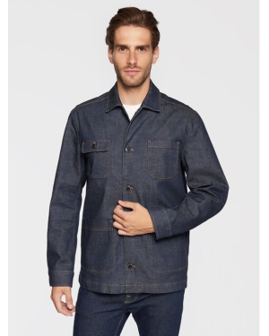 Sisley Koszula jeansowa 2INPSW00L Granatowy Regular Fit