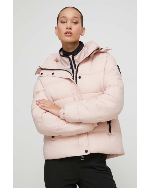 Superdry kurtka damska kolor różowy zimowa