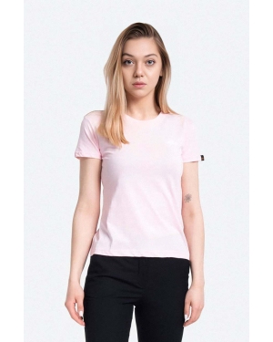 Alpha Industries t-shirt bawełniany Basic T Logo Wmn kolor różowy 196054.491-ROZOWY