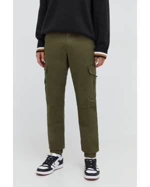 Tommy Jeans spodnie męskie kolor zielony