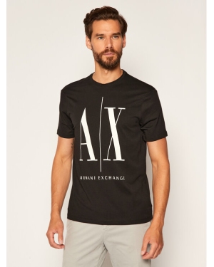Armani Exchange T-Shirt 8NZTPA ZJH4Z 1200 Czarny Regular Fit