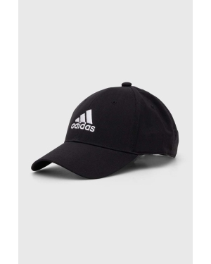 adidas Performance czapka z daszkiem kolor czarny z aplikacją IB3244