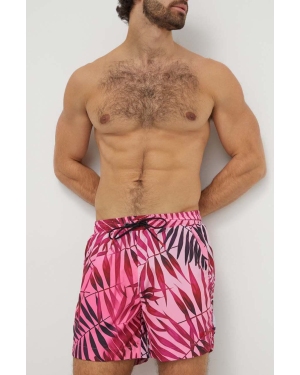 HUGO szorty kąpielowe kolor różowy 50510061