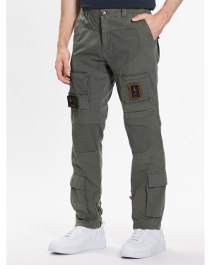 Aeronautica Militare Spodnie materiałowe 231PA1527CT3092 Zielony Regular Fit