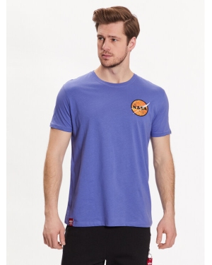 Alpha Industries T-Shirt NASA Davinci T 136508 Fioletowy Regular Fit