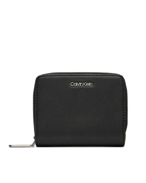 Calvin Klein Mały Portfel Damski Ck Must Z/A Wallet W/Flap Md K60K607432 Czarny