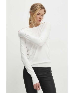 Answear Lab sweter damski kolor biały lekki