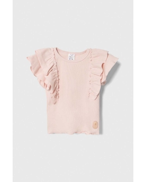 Jamiks t-shirt dziecięcy kolor różowy